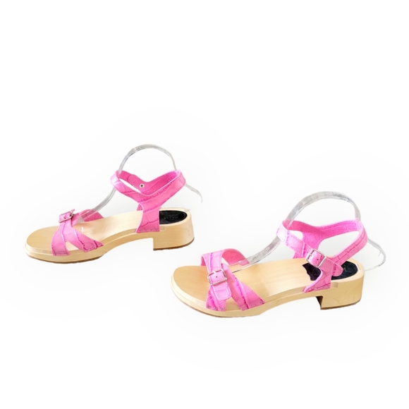 Swedish Hasbeens Swedish Low Pink Croc Pattern - Picture 7 of 14